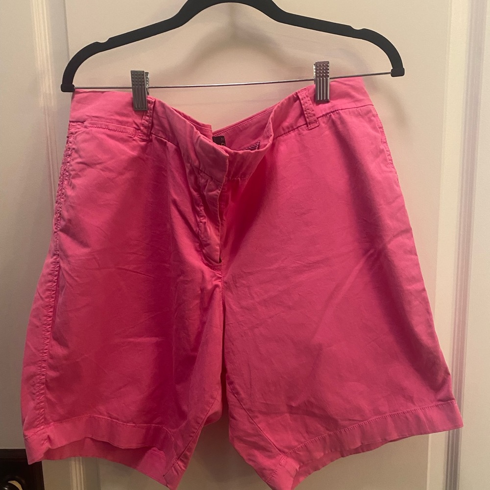 J CREW Pink chino Bermudas Shorts-16